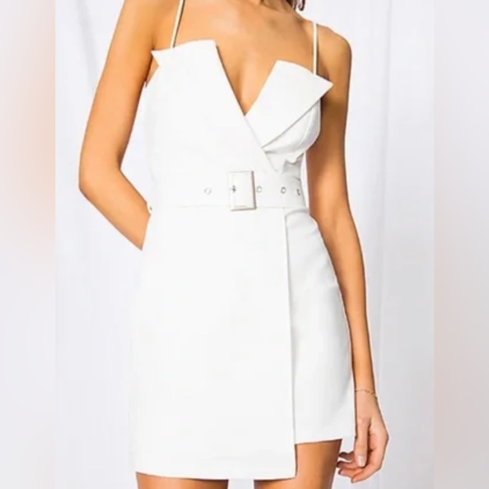 Superdown brand white dress.